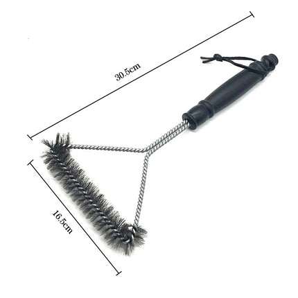 Amazon's Best-Selling Stainless Steel Barbecue Brush Wire Brush Barbecue Grill Cleaning Brush Bbq Barbecue Tool Brush