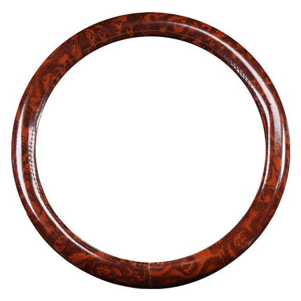 Cross-border foreign trade generation leather steering wheel cover perforated breathable handle cover four seasons universal round/D-shaped cover tpe