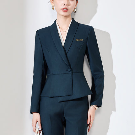 Overalls Women's Professional Elegant Suit suit Spring and Autumn Three-piece Set Small Executive Jewelry Store High-end Dress