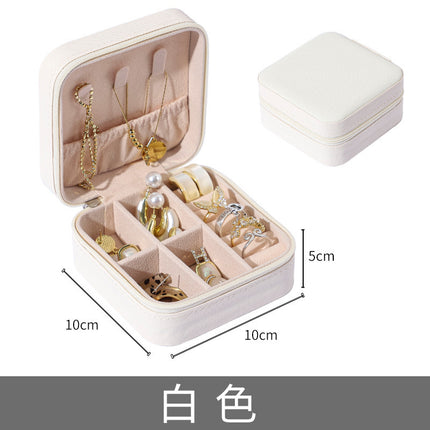 Jewelry Box earrings necklace ring packing box portable beauty storage box jewelry box factory wholesale