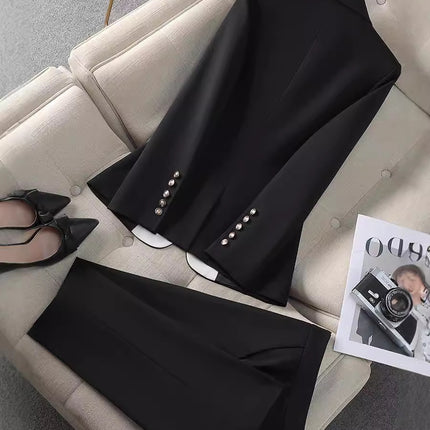 New Orange Professional Small Suit Jacket High-grade Suit suit Suit Spring and Autumn Short Skirt Small Hugh