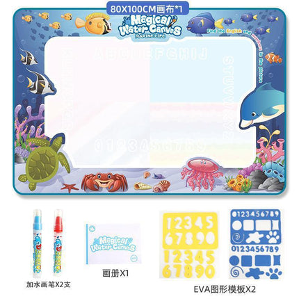 Cross-border Magic Water Painting Cloth Toy Clear Water Painting Sketchpad Magic Color Graffiti Blanket Water Painting Children's Toy