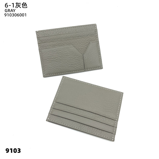 2025 Cross-Border Hot-Selling Ultra-Thin Creative Leather Card Holder Men's Commuter Bag First-Layer Cowhide Women's High-End Card Holder