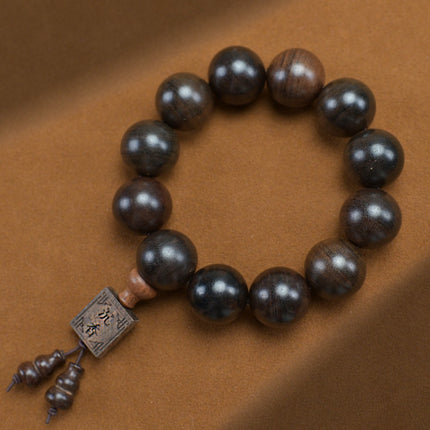 Shen Guibao Chen Xiang 8mm Double Ring Half Bracelet Barrel Bead Bracelet Five Sutra String Beads Niche Wen Play Jewelry Wholesale