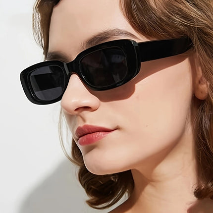 New Retro Sunglasses with Pc Lenses, European and American Trendy Square Frame Sunglasses, Fashionable and Unique Square Glasses, Cross-Border Wholesale