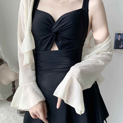 2025 New Arrival Two-Piece Swimsuit Women's Suit High-Grade Suit Slimming Students Women's Hot Spring Skirt Swimsuit