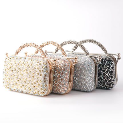 Cross-border New Evening Bag Women's Banquet Bag Crossbody Hand Bag Dress Makeup Evening Bag Women's Bag