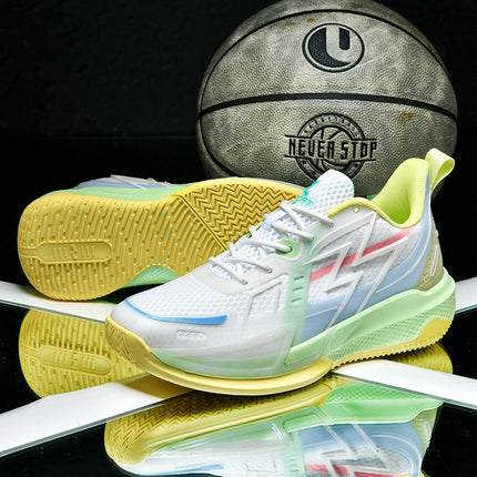 Foreign trade summer actual combat low-top basketball shoes men's and women's mesh breathable training shock absorption anti-skid sneaker a generation of hair