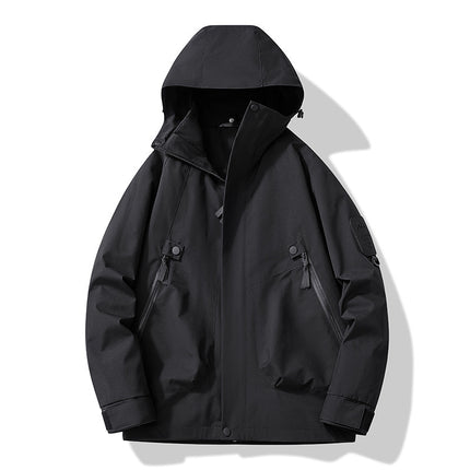Factory Direct Sales Wholesale Spring Season Hooded Jackets, Popular Couple Outdoor Hiking Jackets 2518 Double Zipper