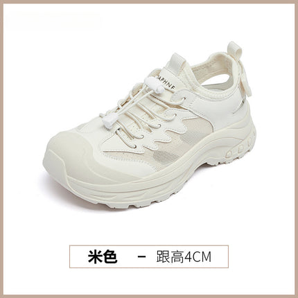 2025 Women's Summer Thin New Hiking Mesh Breathable Dad Sports Hollow Trendy Sandals