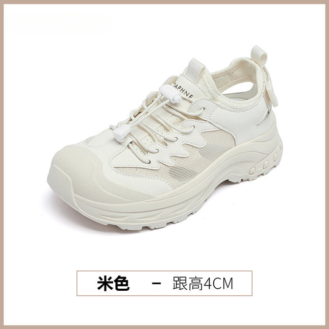2025 Women's Summer Thin New Hiking Mesh Breathable Dad Sports Hollow Trendy Sandals