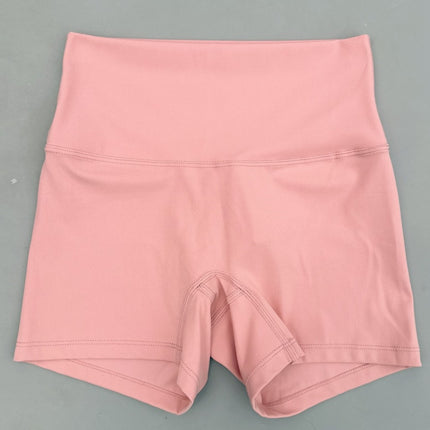 Dopamine Color Yoga Shorts Tight-Fitting High-Elastic Breathable Nude Sports Three-Point Bottoming Shorts Safety Pants