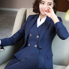 Blue stripe suit / S