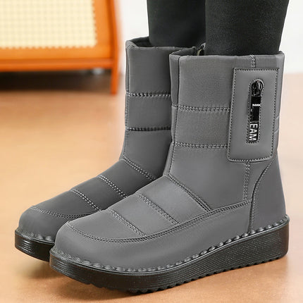 Cotton Shoes 2026 Winter Long Cotton Boots Polyurethane Fleece-Lined Thickened Long Boots Cross-Border Warm Sports Snow Boots Wholesale