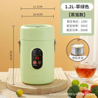 Grass Green 1.2L [Single Pot] with Steaming Lattice / Portable handle