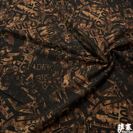 Hemp Cotton Digital Printed Fabric Yunnan Lijiang Retro Bohemian Fabric Hotel Pillow Bar Tablecloth
