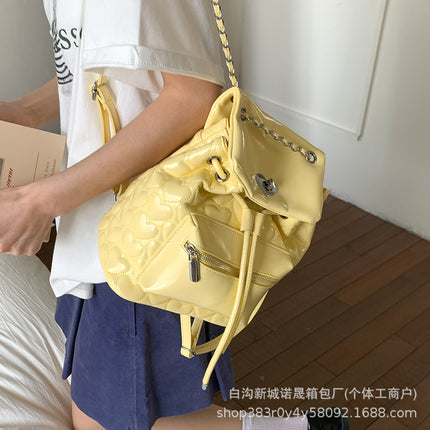 Pure Lust Hot Girl Small Bag Women's 2025 Summer New Large-Capacity Backpack Elegant Hot Style Versatile Backpack