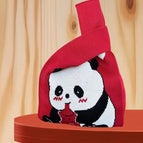 Baby bottle panda red