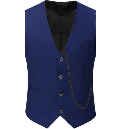 Foreign trade Amazon 1920S Gatsby explosions suit vest men's Korean leisure best man Korean slim fit