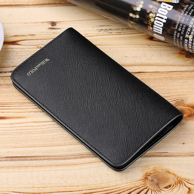King Paul Card Bag Men's Light Luxury Card Bag Multi Card Bits Cowhide Simple Ultra-thin Card Bag Men's Card Set Wholesale