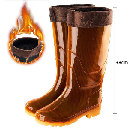 Rain Boots No Inner Fishermen's Shoes Speed Dry Kitchen Shoes Rain Boots Men's High Labor Protection Rubber Shoes Odor-proof Shoes Non-slip Water Shoes