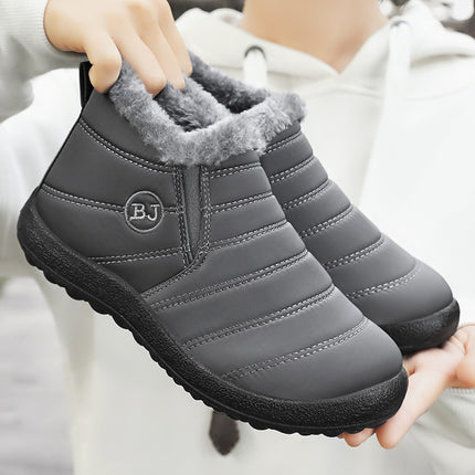 Cotton shoes winter new foreign trade couple snow boots fleece-lined thickened cotton boots polyurethane warm casual walking shoes