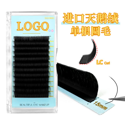 Grafted Eyelashes J/Lc/Ld/L/M/I Curved Foreign Trade Curvature Thick Curling High Temperature Non-Returning European and American False Eyelashes