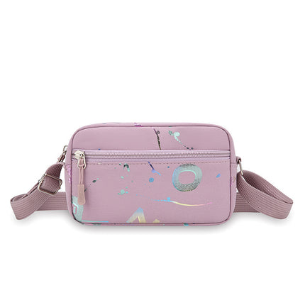 New Trendy Fashion Sports Mobile Phone Bag Casual Shoulder Bag Women's Crossbody Bag Lightweight Waterproof Nylon Small Bag Women's Bag