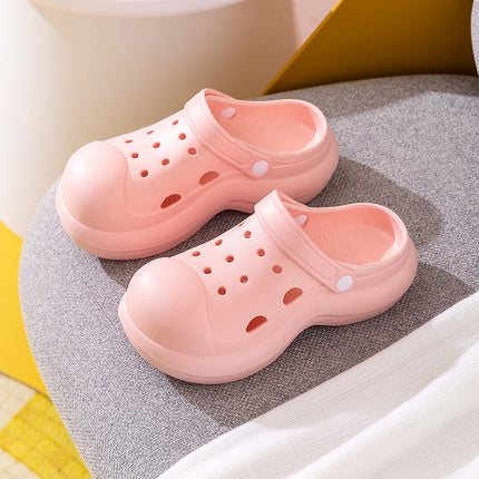 Qida Shun Outdoor Clogs for Women, High-Heeled Sandals for Girls, Beach Shoes, Summer DIY Garden Shoes