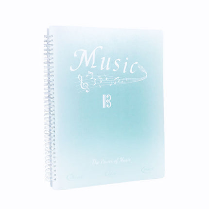 A4 simple gradient music score clip non-reflective modifiable music score clip student piano music score book waterproof insert