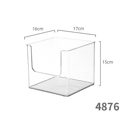 Enlarge 40cm Long Transparent Box Narrow Long Square Storage Box 15cm Wide Water-tight Drawer Finishing