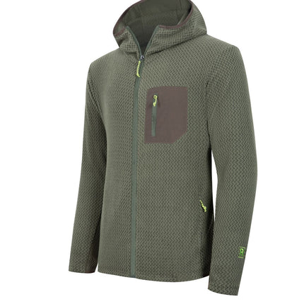 Stars with the same quality men's women's clothing 2025 spring new sports leisure middle layer hooded jacket