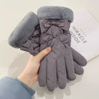 Gray - skin-feeling bow / One size fits all