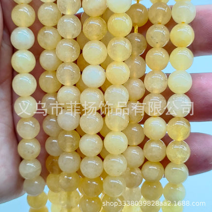 Live explosions natural round beads loose beads diy jewelry accessories string beads personality Miscellaneous Stone semi-finished products spot wholesale