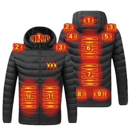 Heated Cotton Clothing for Winter in District 249, District 11, District 19, Smart Heated Cotton Jacket, Unisex Heated Clothing Jacket