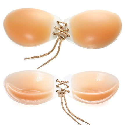 Wholesale Silicone Breast Pads, Push-Up, Non-Falling, Thickened Breast Pads, Wedding Dress Suspenders, Summer Invisible Anti-Exposure Breast Pads