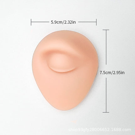 Silicone Ear Model Emulation Human Ear Stud Earrings Display Jewelry Display Bracket Puncture Perforation Tattoo Practice