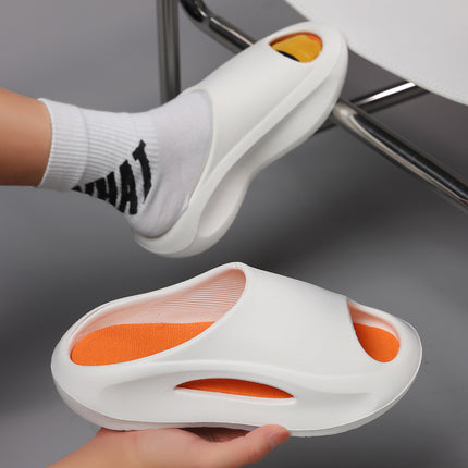 Outdoor Sports Coconut Slippers for Men and Women Summer Outdoor Wear Casual Beach Non-Slip Deodorant Dung Feeling Thick Bottom for Lovers