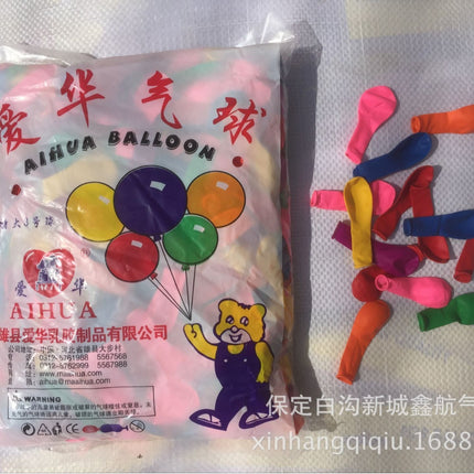 Aihua Super 3 Shot Balloon Ground Stand Balloon Aihua Balloon Temple Fair Hot Selling Water Balloon 500 Wholesale