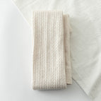 Oat white / Thin stockings