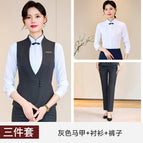 Grey Vest Shirt Pants / S