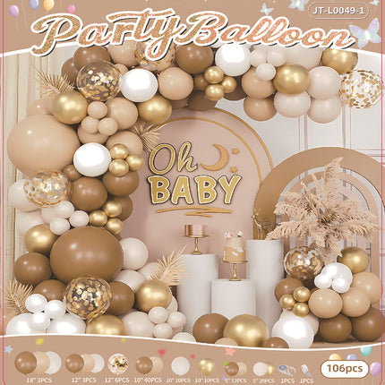 Balloon Chain Arch Set Scene Layout High-End Atmosphere Opening Birthday Party Decorations Anniversary Package