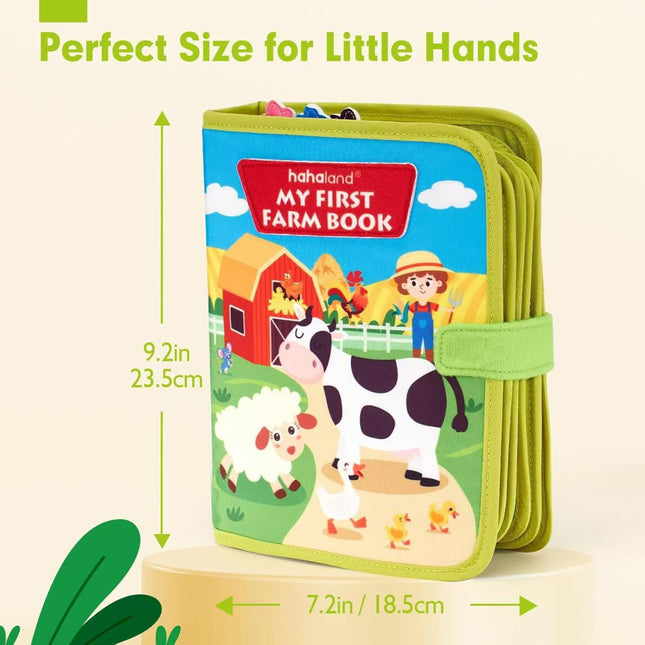 Amazon Enlightenment Educational Early Learning Book Animal Farm Children's Busy Learning Board Story Felt Cloth Book Handmade