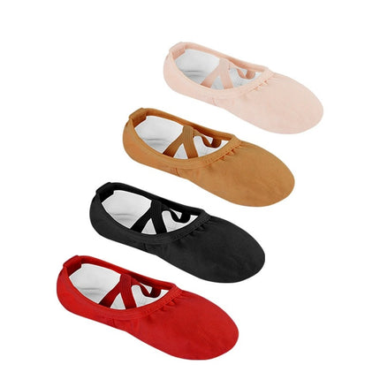 Children's Dance Shoes, Girls' Lace-Free Adult Soft-Soled Cat Claw Shoes, Ballet Chinese Dance Practice Shoes, Special Dance Shoes