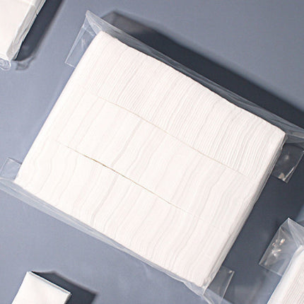 Snow Moisturizing Embroidery Cotton Pads, Makeup Remover Pads, Double-Layer Thickened Cotton Pads, 500 Pieces, for Beauty Instrument Cleansing