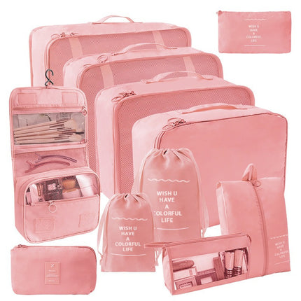 Travel Storage suit Seven-Piece Set of Partition Storage and Arrangement for Home Travel Portable Expansion and Decreposition Travel
