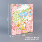 A4 Cardboard Binder-Spring Garden