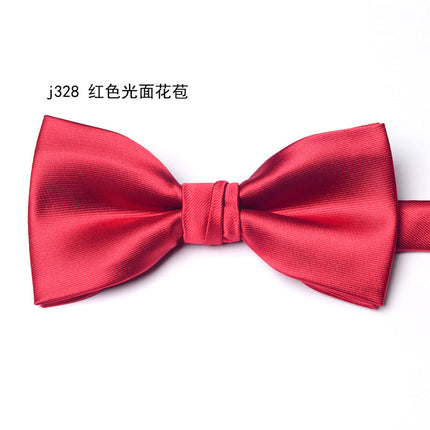 Bow Tie Men's Wedding Groom Best Man Formal Shirt Performance Brother Group Pattern Bow Tie Wedding Trendy Dress