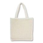 Hollow shoulder bag beige