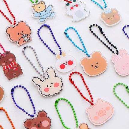Wholesale color bead chain 2.4mm ball bead chain ball bead chain jewelry accessories DIY homemade hand-made chain goo card hanging chain